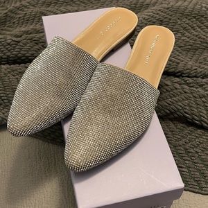 *NWOT* Madden Girl Tania Slides - Silver
